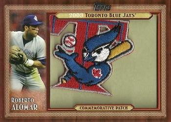 2011 Topps - Throwback Logo Manufactured Patch #TLMP-RA Roberto Alomar Front