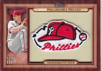 2011 Topps - Throwback Logo Manufactured Patch #TLMP-CL Cliff Lee Front