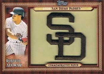 2011 Topps - Throwback Logo Manufactured Patch #TLMP-RA Roberto Alomar Front