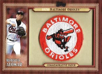 2011 Topps - Throwback Logo Manufactured Patch #TLMP-RAL Roberto Alomar Front