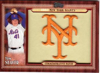 2011 Topps - Throwback Logo Manufactured Patch #TLMP-TS Tom Seaver Front