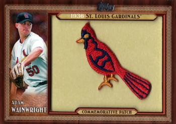 2011 Topps - Throwback Logo Manufactured Patch #TLMP-AW Adam Wainwright Front