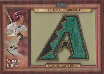 2011 Topps - Throwback Logo Manufactured Patch #TLMP-SD Stephen Drew Front