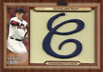 2011 Topps - Throwback Logo Manufactured Patch #TLMP-SSC Shin-Soo Choo Front