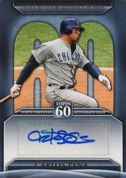 2011 Topps - Topps 60 Autographs #T60A-CP Carlos Pena Front