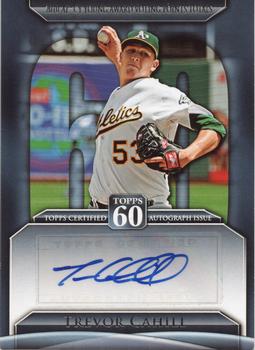 2011 Topps - Topps 60 Autographs #T60A-TC Trevor Cahill Front