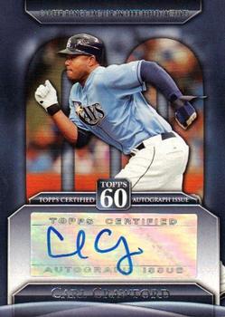 2011 Topps - Topps 60 Autographs #T60A-CC Carl Crawford Front