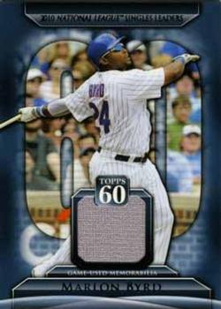 2011 Topps - Topps 60 Relics #T60R-MBY Marlon Byrd Front