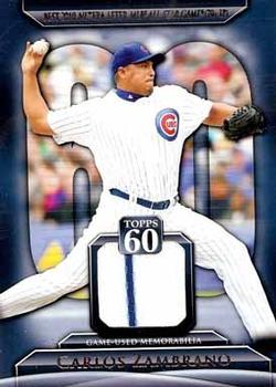 2011 Topps - Topps 60 Relics #T60R-CZ Carlos Zambrano Front