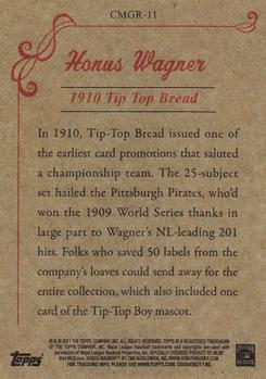 2011 Topps - CMG Reprints #CMGR-11 Honus Wagner Back