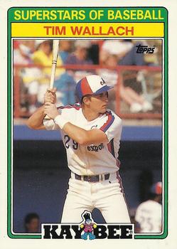 1988 Topps Kay-Bee Superstars of Baseball #32 Tim Wallach Front