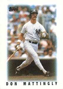 1986 Topps Major League Leaders Minis #28 Don Mattingly Front