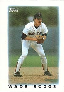 1986 Topps Major League Leaders Minis #3 Wade Boggs Front