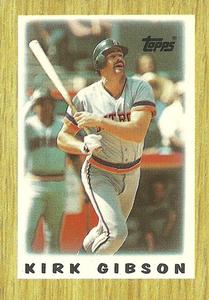 1987 Topps Major League Leaders Minis #53 Kirk Gibson Front
