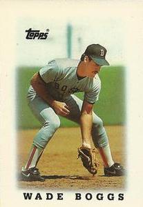 1988 Topps Major League Leaders Minis #1 Wade Boggs Front