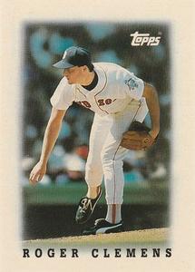 1988 Topps Major League Leaders Minis #2 Roger Clemens Front