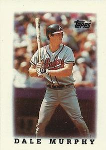 1988 Topps Major League Leaders Minis #41 Dale Murphy Front