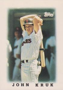 1988 Topps Major League Leaders Minis #75 John Kruk Front