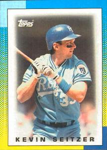 1990 Topps Major League Leaders Minis #18 Kevin Seitzer Front