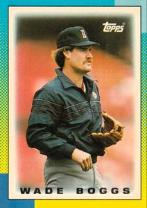 1990 Topps Major League Leaders Minis #3 Wade Boggs Front