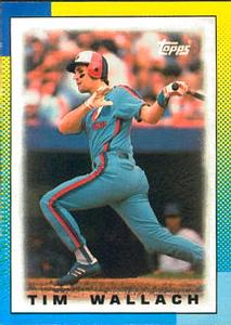 1990 Topps Major League Leaders Minis #64 Tim Wallach Front