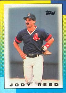 1990 Topps Major League Leaders Minis #6 Jody Reed Front