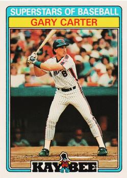1987 Topps Kay-Bee Superstars of Baseball #8 Gary Carter Front