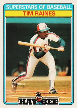 1987 Topps Kay-Bee Superstars of Baseball #25 Tim Raines Front