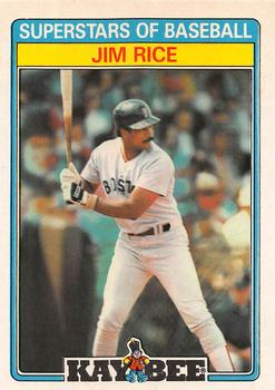 1987 Topps Kay-Bee Superstars of Baseball #26 Jim Rice Front