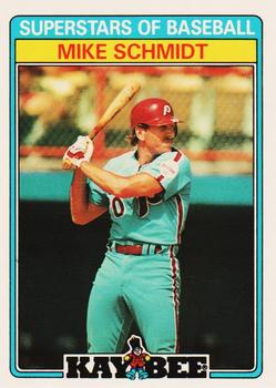 1987 Topps Kay-Bee Superstars of Baseball #29 Mike Schmidt Front