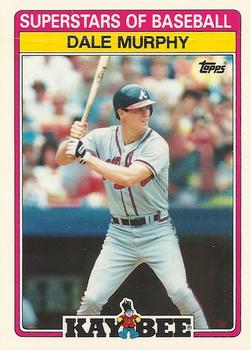 1989 Topps Kay-Bee Superstars of Baseball #22 Dale Murphy Front