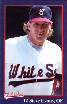 1987 Coca-Cola Chicago White Sox #19 Steve Lyons Front