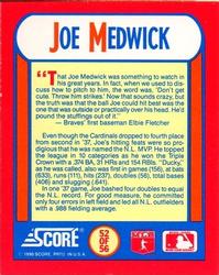 1990 Score - Magic Motion: The MVPs #52 Joe Medwick Back