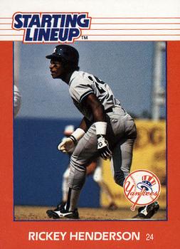 1988 Kenner Starting Lineup Cards #3397118070 Rickey Henderson Front
