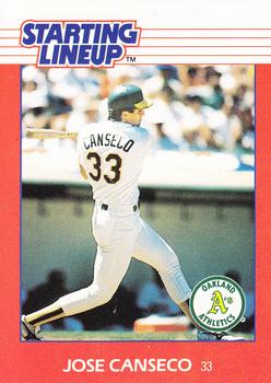 1988 Kenner Starting Lineup Cards #3397100020 Jose Canseco Front