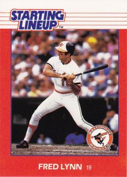 1988 Kenner Starting Lineup Cards #3397119010 Fred Lynn Front
