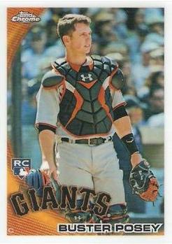 2010 Topps Chrome - Refractors #221 Buster Posey Front