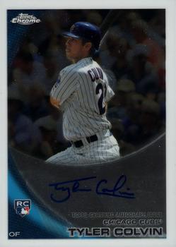 2010 Topps Chrome - Rookie Autographs #181 Tyler Colvin Front