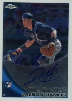 2010 Topps Chrome - Rookie Autographs #189 Wilson Ramos Front