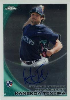 2010 Topps Chrome - Rookie Autographs #208 Kanekoa Texeira Front