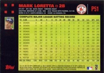 2007 Topps Pepsi #P51 Mark Loretta Back