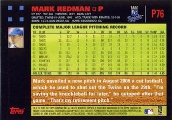 2007 Topps Pepsi #P76 Mark Redman Back