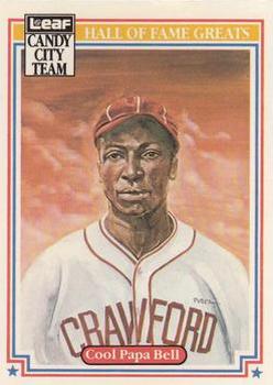 1987 Leaf Candy City Team Hall of Fame Greats #H12 Cool Papa Bell Front