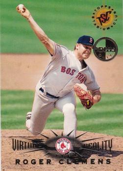 1995 Stadium Club - Virtual Reality Members Only #5 Roger Clemens Front