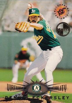 1995 Stadium Club - Virtual Reality Members Only #45 Dennis Eckersley Front