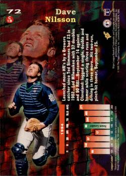 1995 Stadium Club - Virtual Reality Members Only #72 Dave Nilsson Back