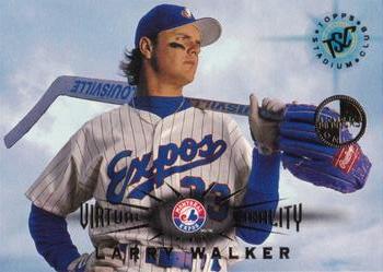 1995 Stadium Club - Virtual Reality Members Only #77 Larry Walker Front
