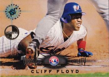 1995 Stadium Club - Virtual Reality Members Only #87 Cliff Floyd Front
