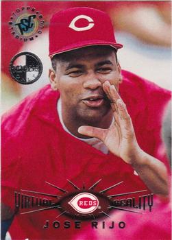 1995 Stadium Club - Virtual Reality Members Only #157 Jose Rijo Front