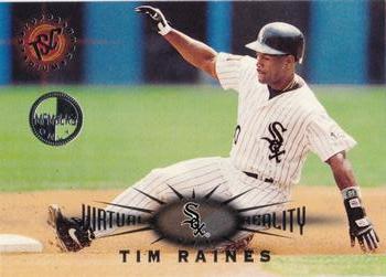 1995 Stadium Club - Virtual Reality Members Only #158 Tim Raines Front